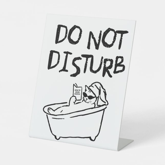 Panneau de salle de bain amusant (Recto)