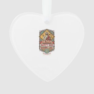 Panneau de sécurité Jésus Étiquette d'avertissemen