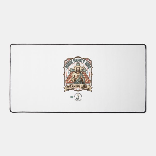 Panneau de sécurité Jésus Étiquette d'avertissemen (Recto)