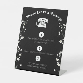 Panneau de signalisation de livre d'or audio de té
