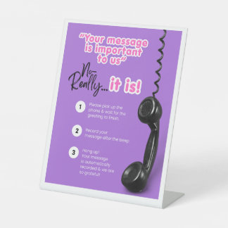 Panneau de signalisation de livre d'or audio de té