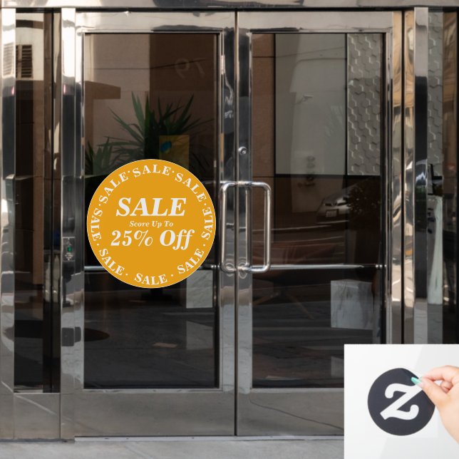 Panneau de signalisation de vente en vitrine pour  (Porte de bureau)