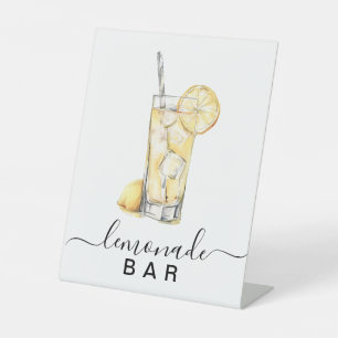 Panneau de signalisation moderne Lemonade Bar