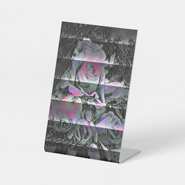 Panneau de socle Bouquet Techno (Recto)