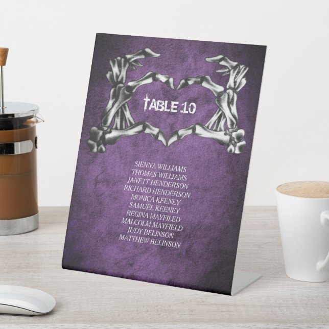 Panneau de socle de sièges de mariage Halloween go (In SItu)