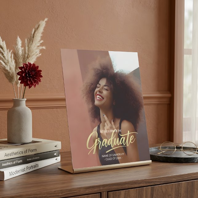 Panneau de socle de table moderne "Le diplômé" (Créateur téléchargé)