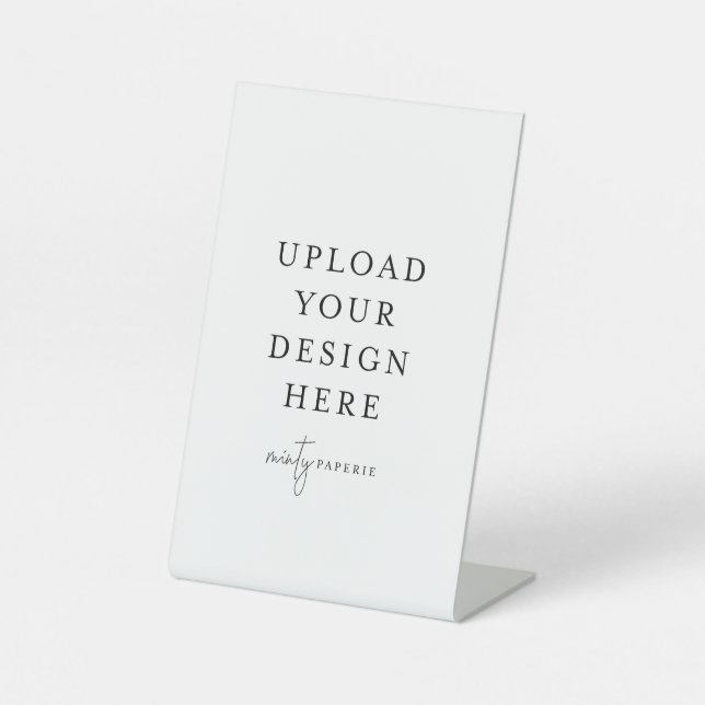 Panneau de socle en plastique de 4 po x 6 po (Recto)