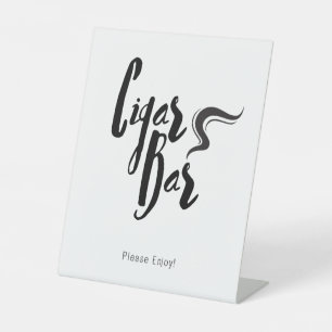 Panneau de socle Mariage classique Cigar Bar