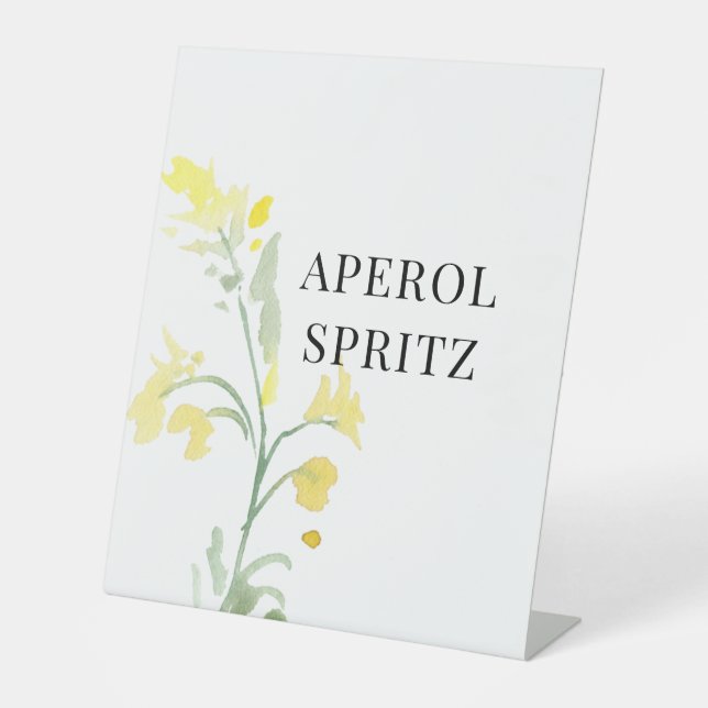 Panneau de soie fleur sauvage jaune (Recto)