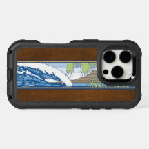 Panneau de surf en faux bois de Koa Ala Moana Hawa
