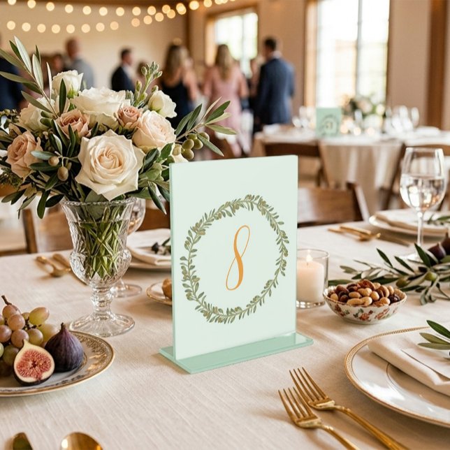 Panneau de table à piédestal de couronne d'olive p (Créateur téléchargé)