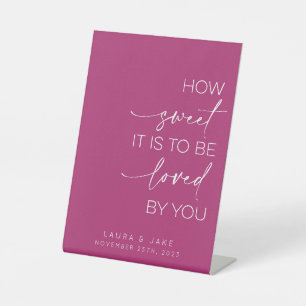 Panneau de table de dessert - Comme il est doux à