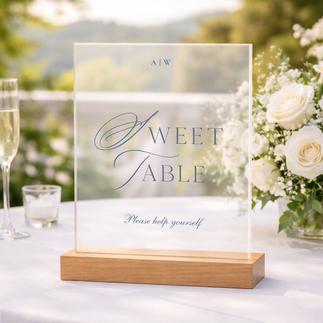 Panneau de table de mariage en acrylique minimalis (Créateur téléchargé)