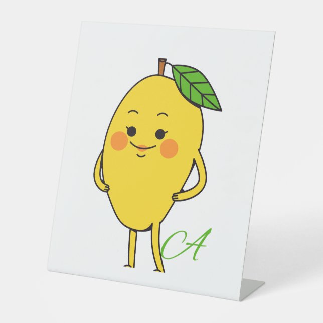 Panneau de table de personnage de mangue drôle mig (Recto)