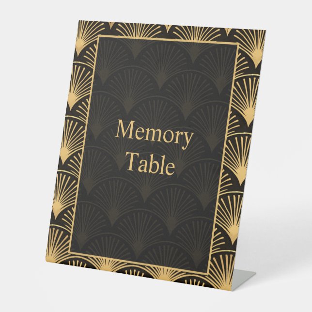 Panneau de table de souvenir de réunion de la prom (Recto)