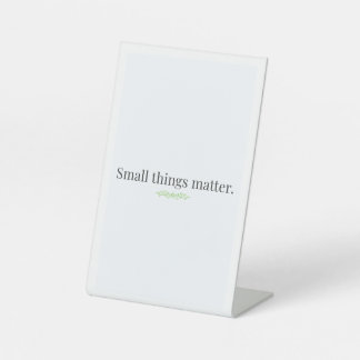 Panneau de table Les petites choses comptent