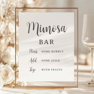Panneau de table minimaliste moderne Mimosa Bar Pa