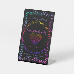 Panneau de table Neon Glow In Love