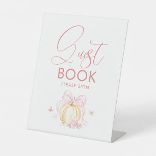 Panneau de table pour Baby Shower automnal avec ci