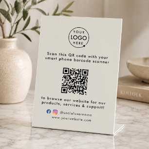Panneau de table pour entreprise   Affichage promo