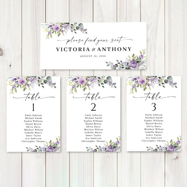 Panneau de table principale de mariage aux fleurs  (Créateur téléchargé)