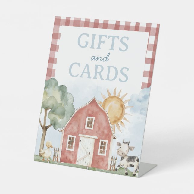 Panneau de tableau Cadeaux et cartes agricoles (Recto)