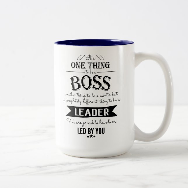 Panneau de tableau de bord BOSS Mug personnalisé e (Droit)