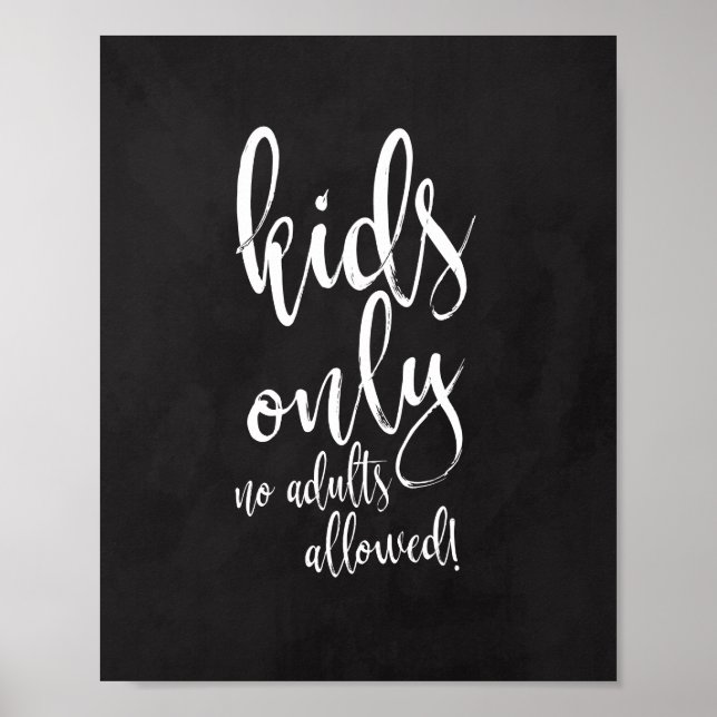 Panneau de tableau noir pour table des enfants 8x1 (Devant)