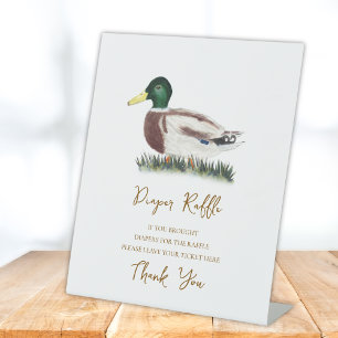 Panneau de tombola de couche Mallard Canard Baby S