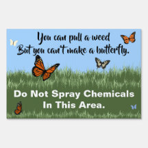 Panneau de triage Papillon No Chemicals