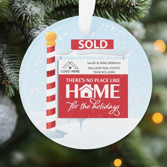 Panneau de vente de Noël pour l'immobilier (Créateur téléchargé)