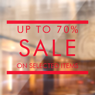 Panneau de vente personnalisé avec tout le texte m