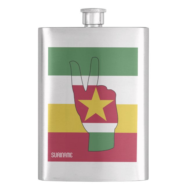Panneau de victoire du drapeau du Suriname Fiole p (devant)