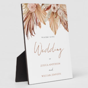 Panneau d'entrée Mariage de Bohême Plaque