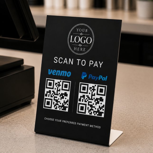 Panneau d'entreprise Code QR pour payer en scannan (Créateur téléchargé)