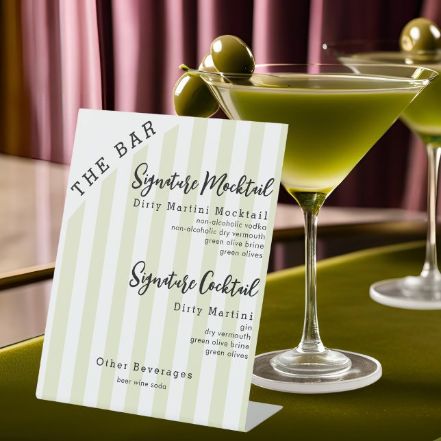 Panneau Deux boissons de marque Mocktail ou Cockta (Créateur téléchargé)