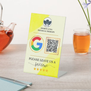 Panneau d'évaluation professionnelle - Code QR per
