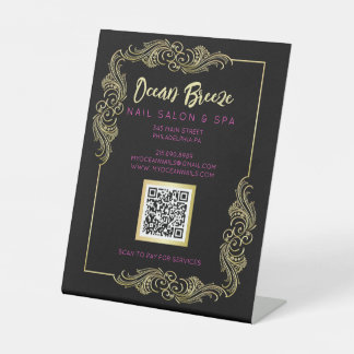 Panneau d'image de code QR pour entreprise Spa Bla