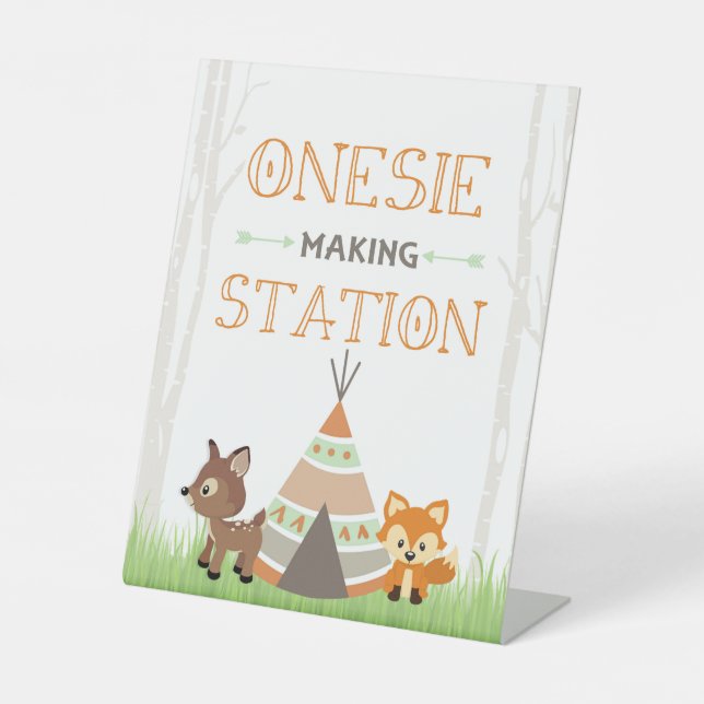 Panneau du camping Woodland Onesi Fabrication de l (Recto)