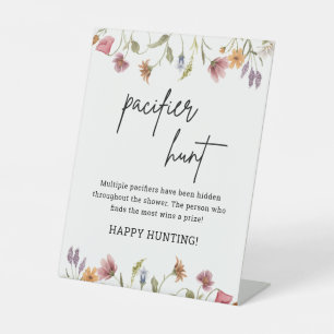 Panneau du jeu de chasse Fleur sauvage de printemp