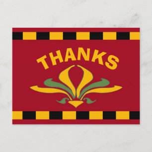 Panneau du Marché Français , MERCI, Carte postale