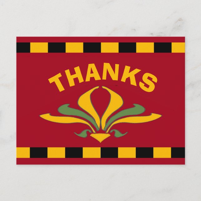 Panneau du Marché Français , MERCI, Carte postale (Devant)