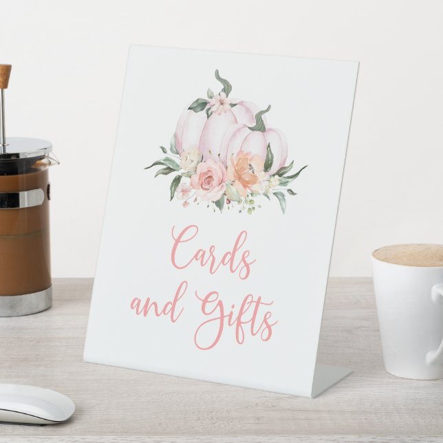 Panneau du petit Citrouille Automne Cartes et Cade (In SItu)