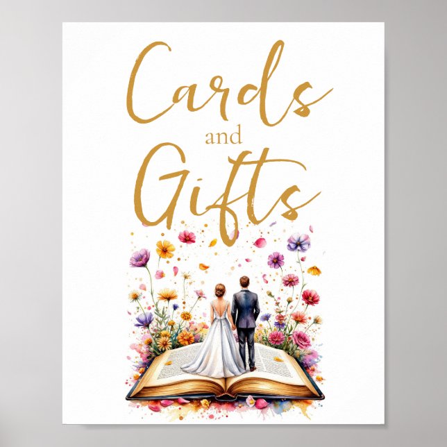 Panneau du tableau Cartes et Cadeaux fleurs sauvag (Devant)