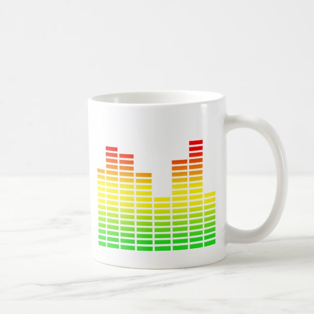 Panneau égaliseur LED Tasse drôle Humour (Droite)