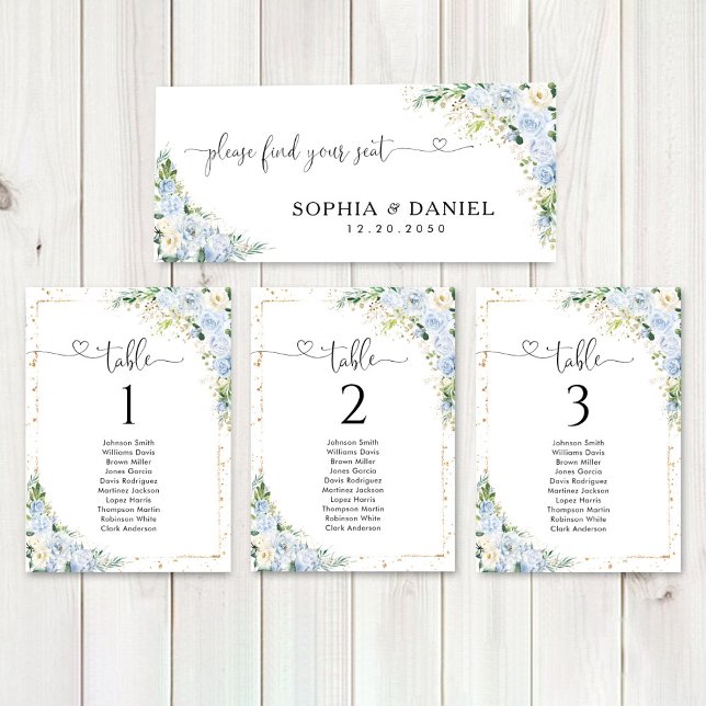 Panneau élégant de table de tête de mariage floral (Créateur téléchargé)