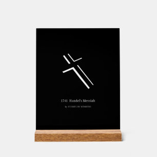 Panneau En Acrylique 1741 Le Messie Minimaliste