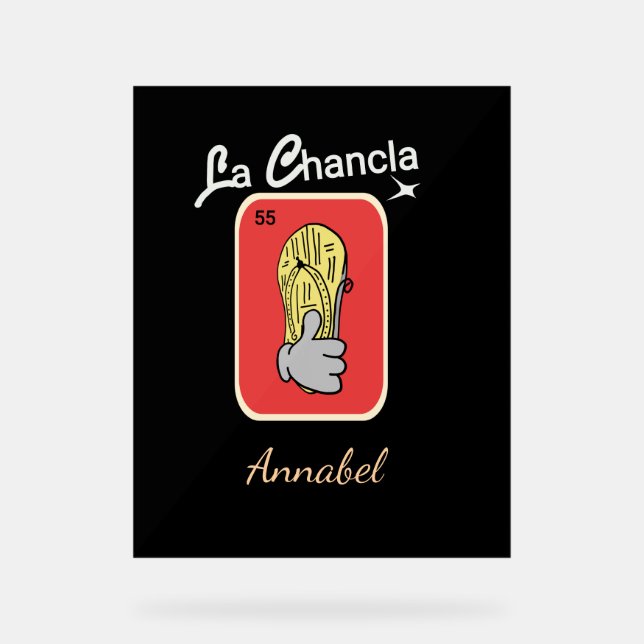 Panneau En Acrylique 55 La Chancla (Recto)