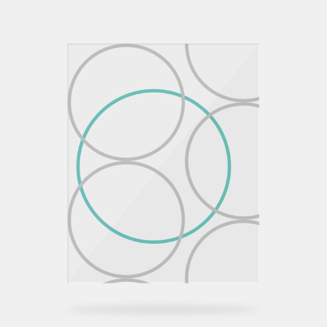 Panneau En Acrylique Abstrait (Recto)