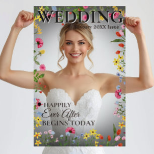 Panneau En Acrylique Accessoire de photo de mariage - Couverture de mag